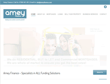 Tablet Screenshot of ameyfinance.com